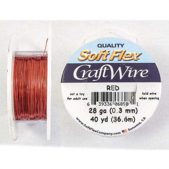 Wire 28 gauge red 36.57mt NFD