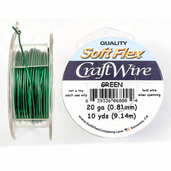 Wire 20 gauge green 9.144mt