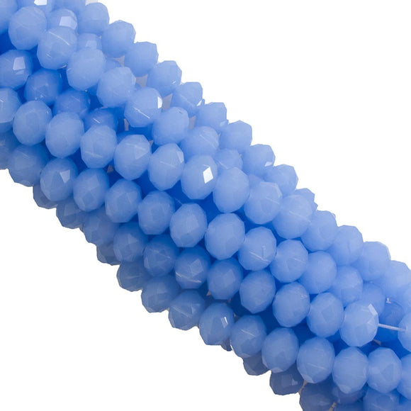 Cg 8x10mm facetd rondel lgt c/flower 60p NFD