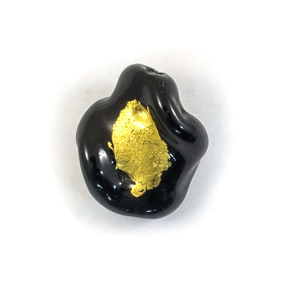 Cz 20mm oval twist hand made glass 1p