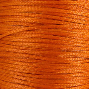 Waxed 1mm cord orange 40 metres