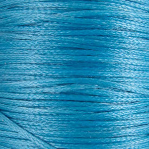 Waxed 1mm cord sky blue 40mtrs