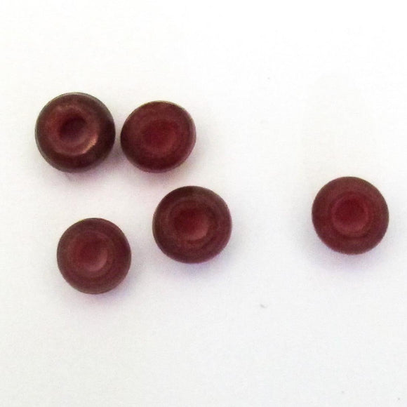 Horn 4.5x5.5mm round red 50pcs