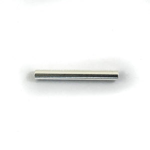 Metal 2.5x20mm straight tube silver 200p