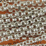 Sterling sil 3mm belcher 50cm