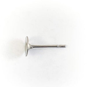 Metal 5mm surgical steel E/Ring stud 20p