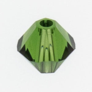 Austrian Crystals 4mm 5328 dark moss green 40pcs