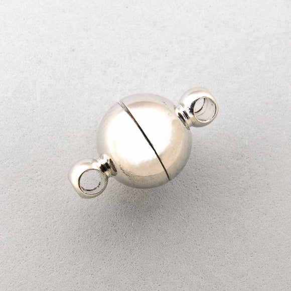 metal 6mm rnd magnetic clasp NF nkl 6pcs