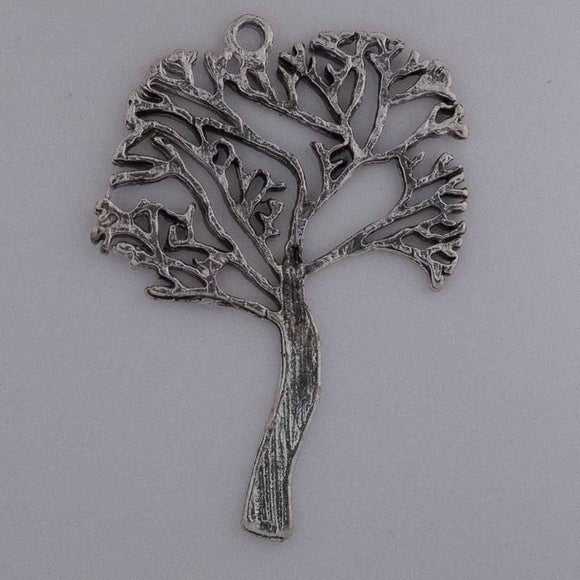 Metal 45mm tree of life Ant nkl 8pc
