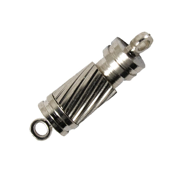 Metal 16mm tube magnetic clasp nkl 8pcs