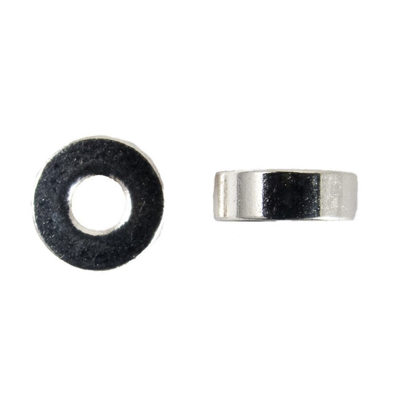 Metal 2.5x7mm 2.8mm hole silver 500pcs