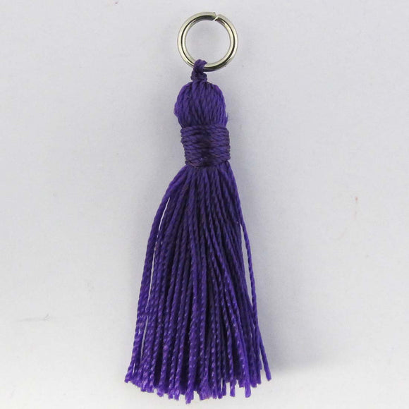 Thread 30mm Tassel purple 4pcs