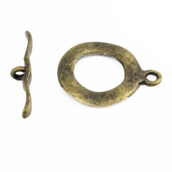 Metal 20mm FOB ripple Ant brs 2sets