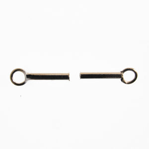 sterling sil 1.5 mm cord ends 8pcs 0.8mm inside