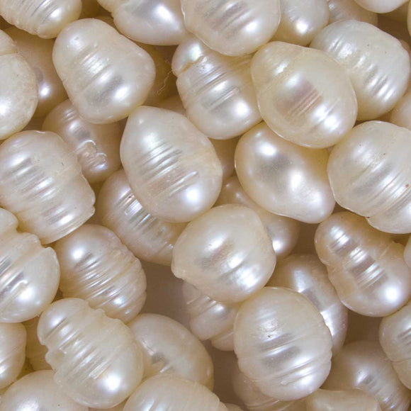 Semi prec 13x11mm natural pearl 30+pcs