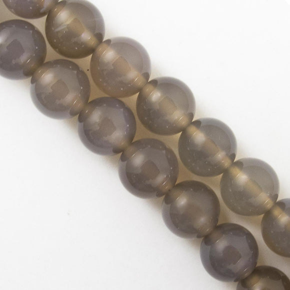 Semi prec 8mm rnd jade grey 46+p.