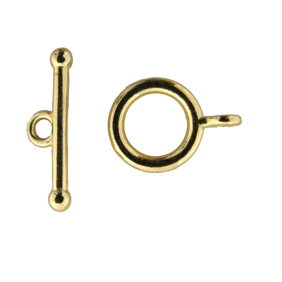 Metal 14mm rnd FOB HIGH Q gld 1sets