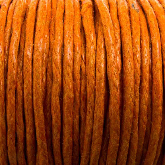 Cord 1mm rnd orange 10mts