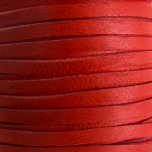 Deerskin 3mm lace red 15metre