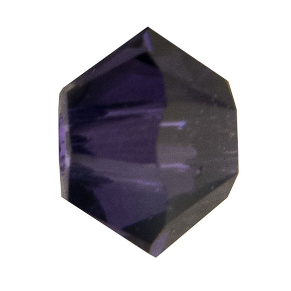 Austrian Crystals 3mm 5328 purple velet 30pcs