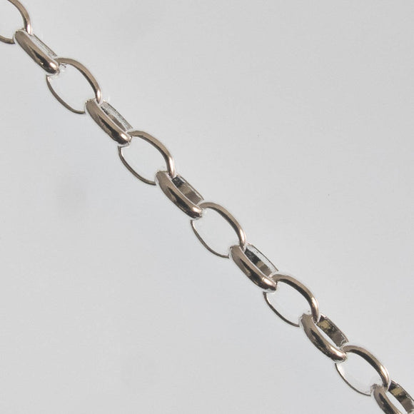 Metal chain 5.5x4mm oval NF SIL 1mtr