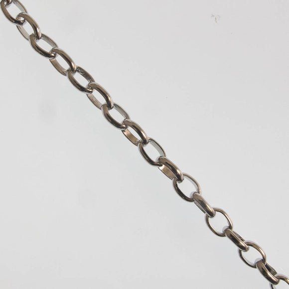 Metal chain 5.5x4mm oval NF NKL 5mtr