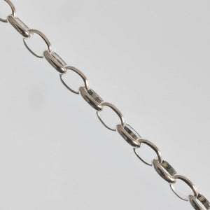 Metal chain 5.5x4mm oval NF SIL 5mtr