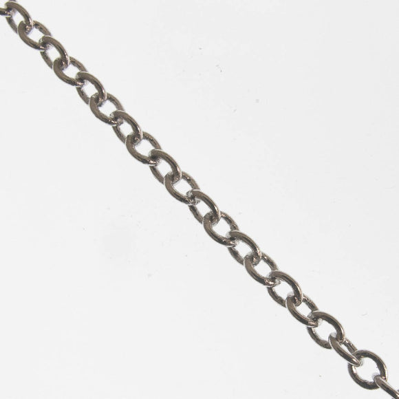 Metal chain 2.6x2.3mm cable Nkl 10m