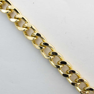 Metal chain 15x10mm curblink gold 1m