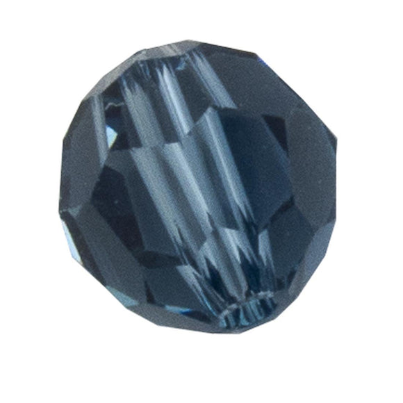 Austrian Crystals 6mm 5000 Denim BLue 10pcsi