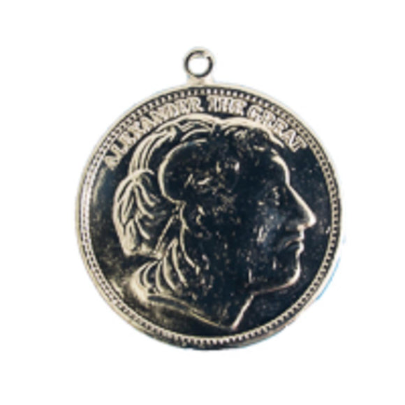 Metal casting 23mm rnd coin GREEK nkl 1