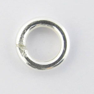 Sterling sil 6mm x 1.2mm SOLDERED 10pcs