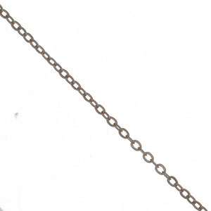 Metal chain 2x1.6mm flat oval NFnkl 100m