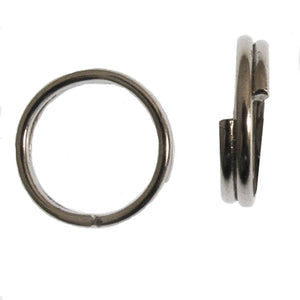 Metal 8mm rnd split ring NF nkl 50pcs