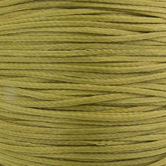 Waxed 1mm cord Antique gold 40metres