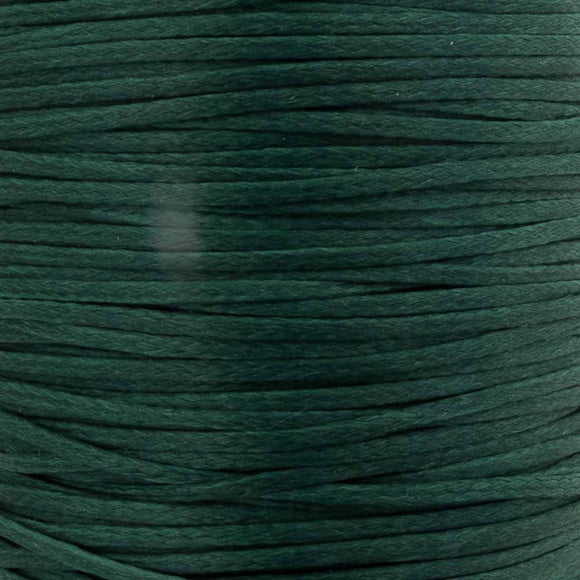 Waxed 1mm cord moss 40metres
