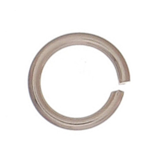 Metal 6x1mm jump ring silver NF 100pcs