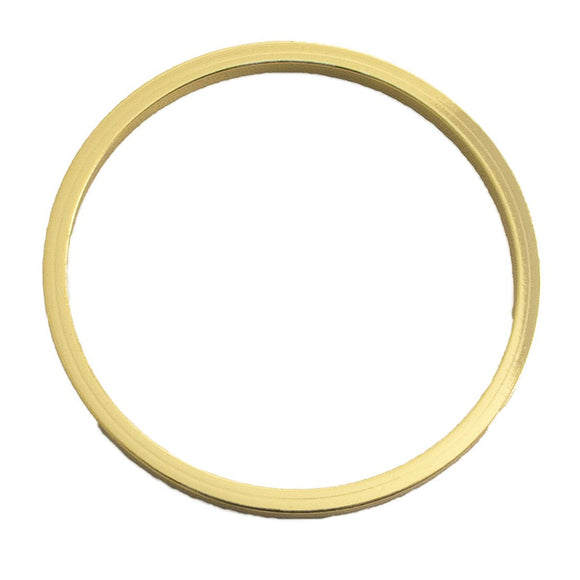 Metal 40mm ring NF gold 1pc