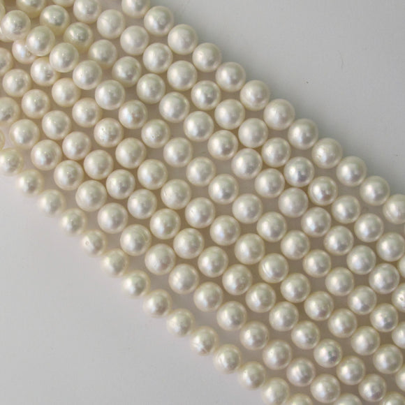 semi prec 10mm rnd pearl natural 39pcs