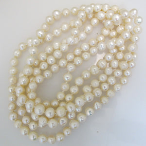 semi prec 8mm knotted pearl N/L 170+p