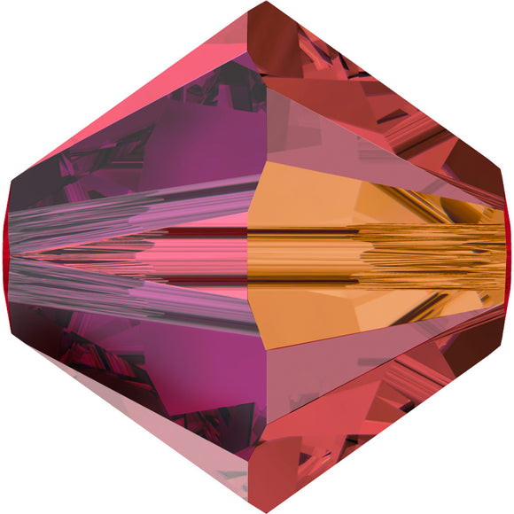 Austrian Crystals 4mm 5328 siam AB2x 30p