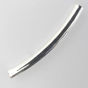 Metal 5x45mm rnd curved tube NF sil 4pc