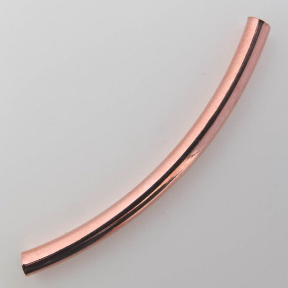 Metal 3x35mm rnd curved tube NF R gld 8p
