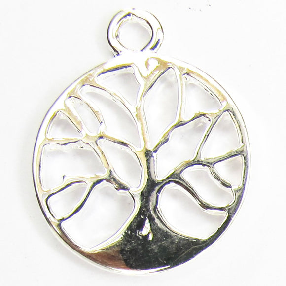 Metal 15mm tree of life pdnt NF SIL 10