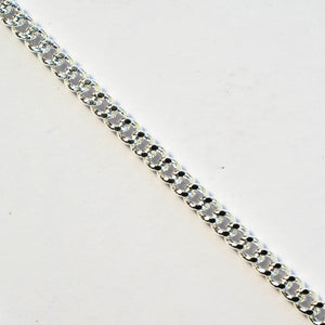 Metal chain 5x4 flat heavy curb NFsil 10