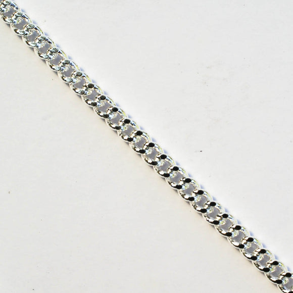 Metal chain 5x4 flat heavy curb NFsil 10
