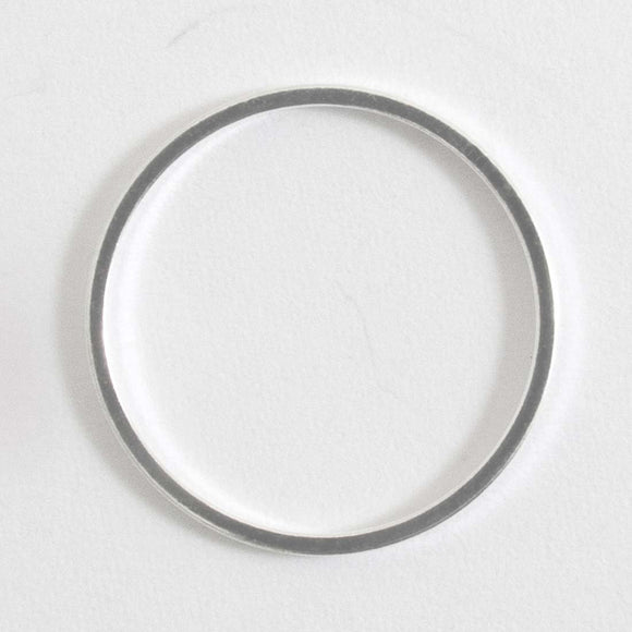 Metal 19mm rnd ring thin silver 100pcs