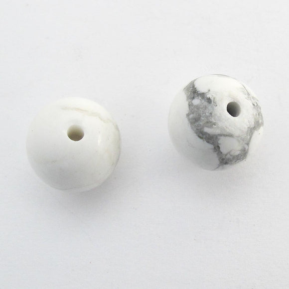 Semi prec 14mm rnd hwlite white/gry 10p