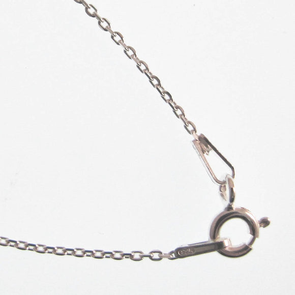 Sterling sil 2x1.2mm chainN/lace 46cm 1p