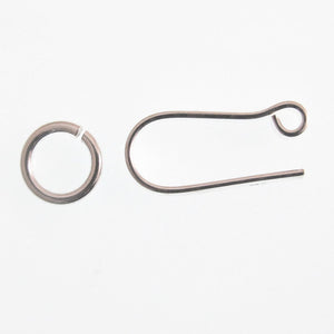 Sterling sil 20mm simple hook/ring 1pcs